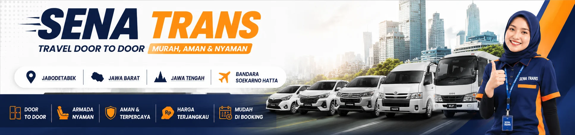 sena trans - pusat travel cirebon